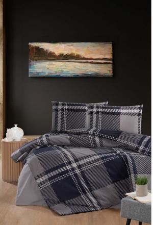 Постельное белье Veldor Navy Blue Фланель