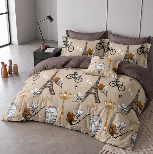 Комплект постельного белья бязь Парижское настроение 2