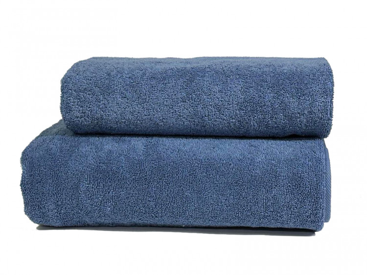 Голубое полотенце Parisa 500г/м2, Flat Cotton