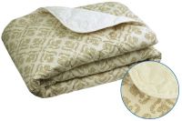 Одеяло шерстяное Руно Комфорт плюс (теплое) Орнамент молочное 