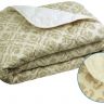 Одеяло шерстяное Руно Комфорт плюс (теплое) Орнамент молочное