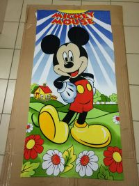 Пляжное полотенце Mickey велюр/махра  