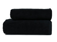 Черное полотенце Parisa 500г/м2, Flat Cotton