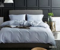 Комплект постельного белья Светло-серый сатин 
