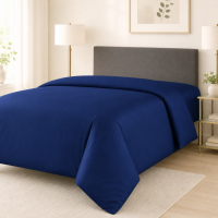 Пододеяльник blue однотонный lux сатин 