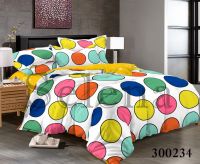 Комплект постельного белья Разноцветные круги сатин