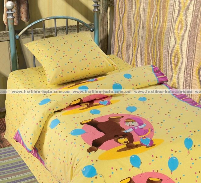 Детское постельное белье Маша и Медведь Цирк