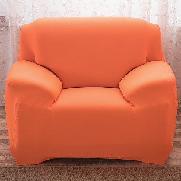Чехол на кресло 90х140 orange однотонный