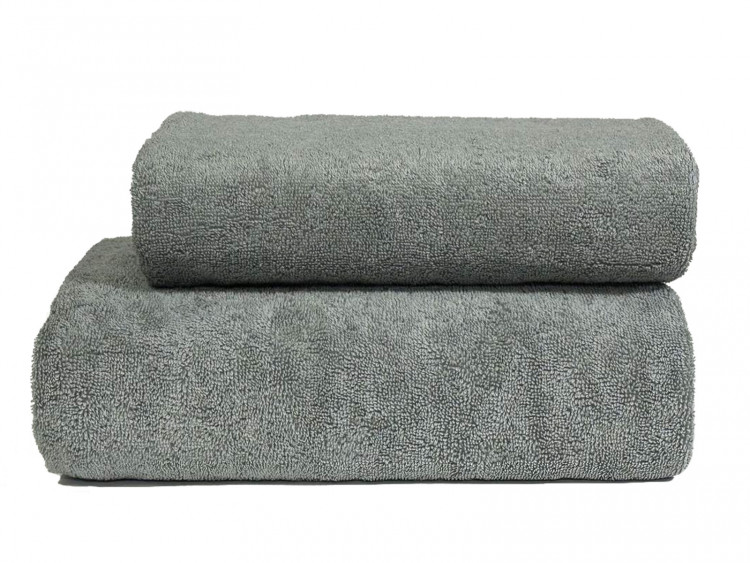 Светло серое полотенце Parisa 500г/м2, Flat Cotton