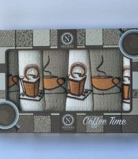 Набор полотенец Nilteks Coffee Time V07, 40х60 (6шт.) вафля