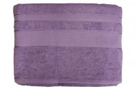 Махровая простынь-покрывало Аisha home, фиолетовая