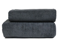 Темно серое полотенце Parisa 500г/м2, Flat Cotton