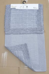 Набор ковриков в ванную Mosso серый косичка
