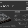 Натяжной чехол темный на матрас Gravity 2