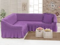 Чехол для мебели (диван угловой с подушкой) лиловый (29)