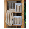 Комплект махровых полотенец Gulcan Cotton (2 шт) sand купить