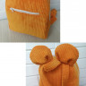 Детский рюкзак с ушками Микки Rizo оранжевый, текстиль