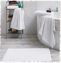 Набор белых махровых полотенец для отелей Gursan Hotel 3 шт