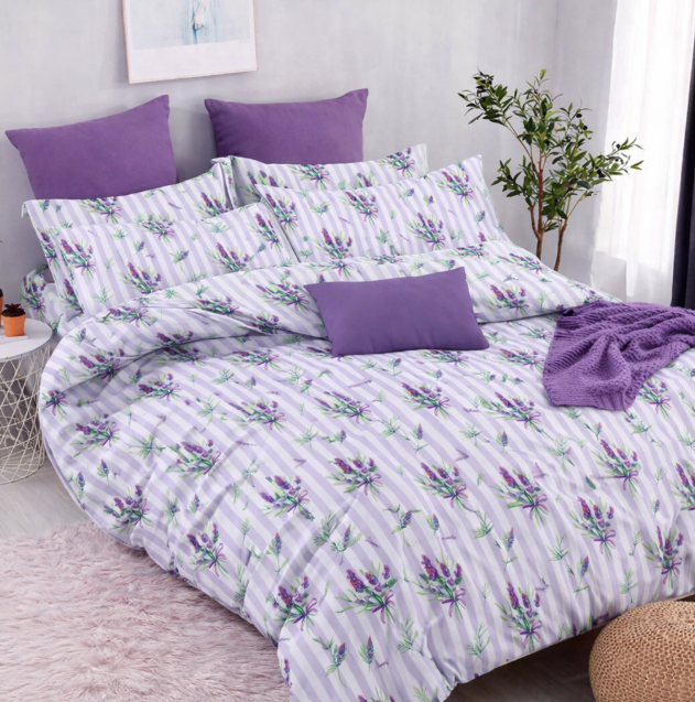 Комплект постельного белья бязь Аромат лаванды Комплект постельного белья бязь Аромат лаванды