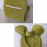 Детский рюкзак с ушками Микки Rizo салатовый, текстиль