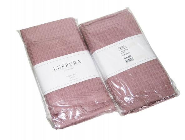 Комплект вафельных полотенец Luppura (2 шт) лиловый в Киеве