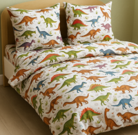 Подростковый комплект бязь Selena Динозавры на Прогулке
