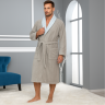 Мужской халат бамбук длинный без капюшона Турция1