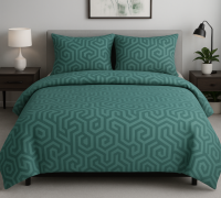 Комплект постельного белья бязь Абстракция Зеленая