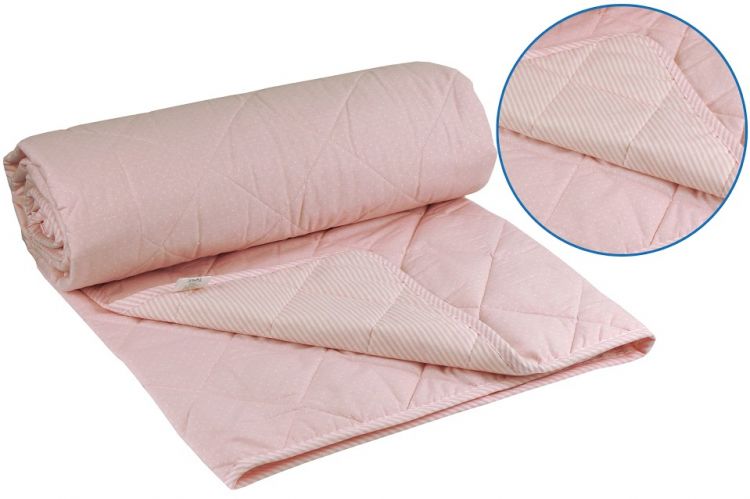 Одеяло хлопковое Руно летнее розовое