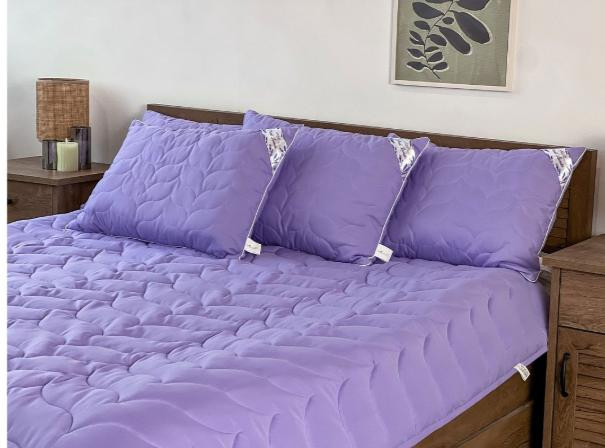 Одеяло теплое Floral Lavender в микрофибре на подарок