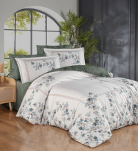 Постельное белье la romano сатин premium египетский хлопок Lina Green