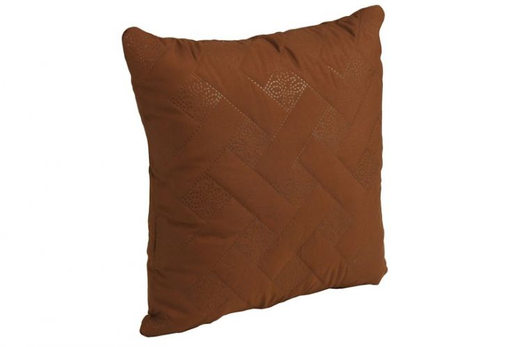 Подушка декоративная Руно Лилия коричневая
