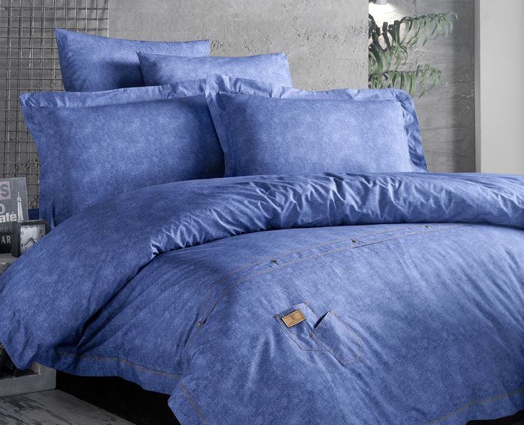Набор постельного белья de luxe ранфорс Jeans mavi