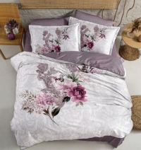 Постельное бельё Premium сатин Египетский хлопок 300TC Цветочный Дизайн  
