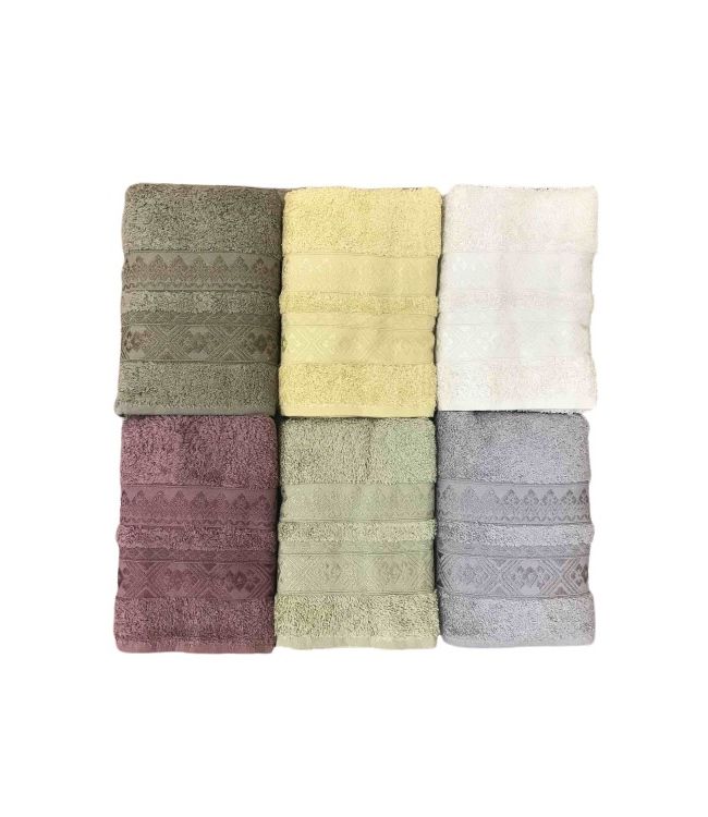 Набор махровых полотенец Sikel Cotton 50*90 (6 шт) Saray