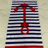 Полотенце пляжное Anchor Stripe red-blue-white