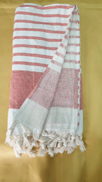 Пляжное полотенце Peshtemal-махра 350 г/м2 темно розовое