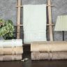 Набор бежевых бамбуковых полотенец 70х140 купить