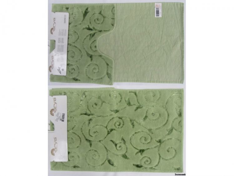 Набор ковриков Arya Sarmasik зеленый