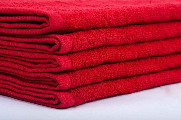  Отельное полотенце LOTUS VAROL красное 10 шт.