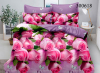 Комплект постельного белья Роскошные розы сатин 