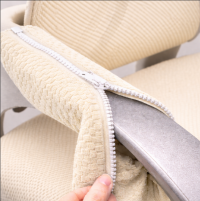 Чехол на подлокотники на офисное кресло Slavich кремовые (2шт.)