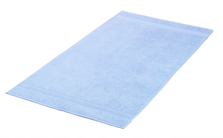 Махровое полотенце Arya Solo Soft голубое на подарок мужчине
