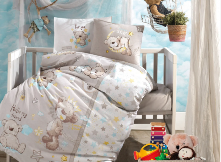 Постельный комплект Aran Ranforce Little Bear в кроватку