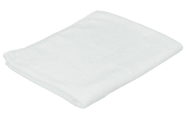 Белое махровое полотенце 420 гр/м2