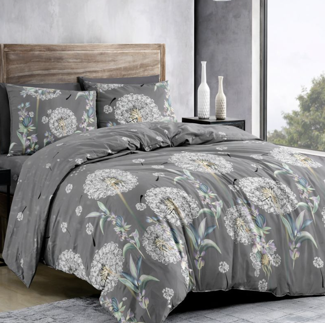 Комплект постельного белья бязь Сказочные одуванчики Grey Комплект постельного белья бязь Сказочные одуванчики Grey