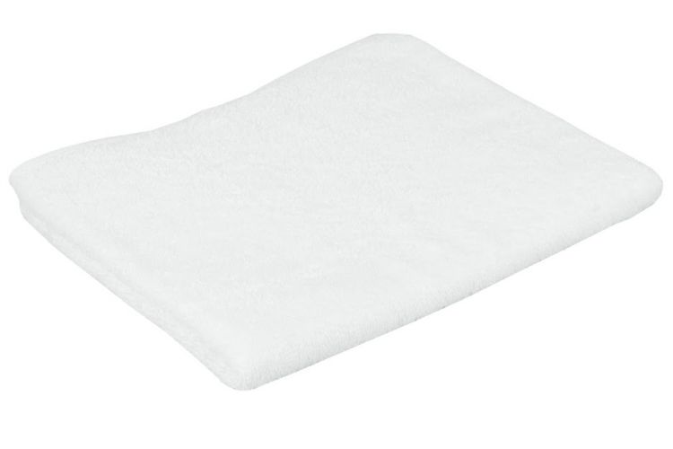 Белое махровое полотенце 420 гр/м2 купить