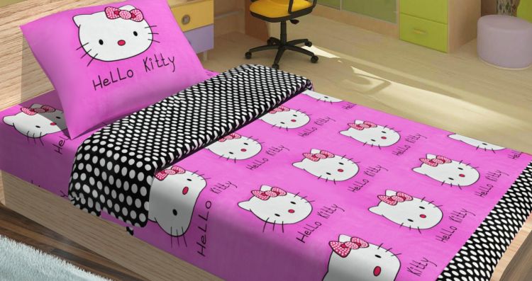 Lotus Ранфорс HELLO KITTY Полуторное
