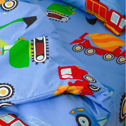 Посткльное белье 20129 Ранфорс Транспорт для мальчика