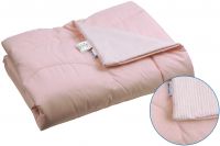 Одеяло детское хлопковое Руно легкое розовое